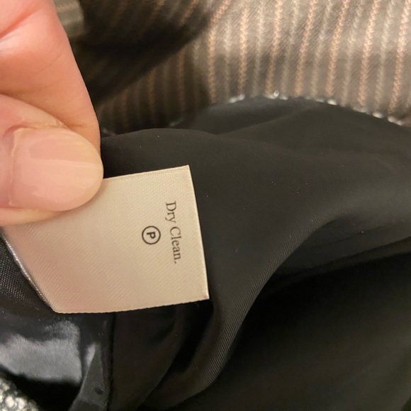 Coldwater Creek Sz 12 polyester wool lined black and metallic … - Picture 3 of 9